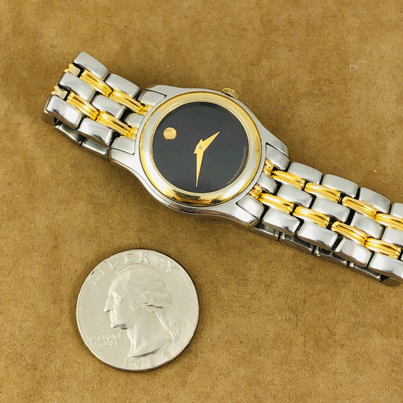 Vintage Movado Museum 2 Tone Gold Stainless Steel main image 6